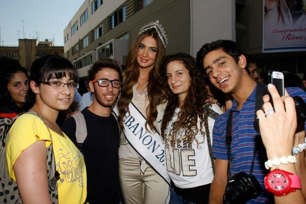 Miss Lebanon at USEK